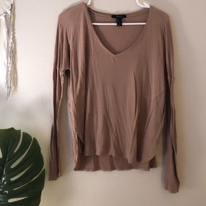 V-neck long sleeve